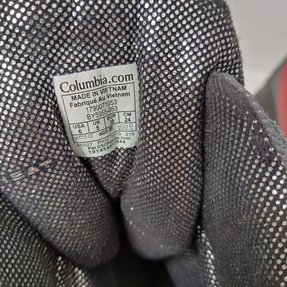 Columbia Kids Bugaboot Plus IV 400g Omni-Heat Black Waterproof Winter Boots Sz 6 - Picture 5 of 10